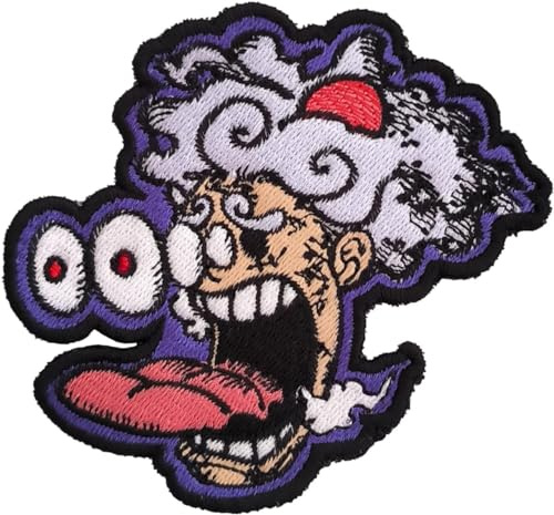 VALKYNEA 100 % broderad lapp inspirerad av Anime Art/Luffy/Carikatyr/PATCH BRODERY/broderad applikation (krok och ögla)