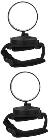 Parliky 2 Stücke Radfahren Spiegel 360 ° Volle Rotation Bike Rückansicht Kunststoff Armband Zubehör