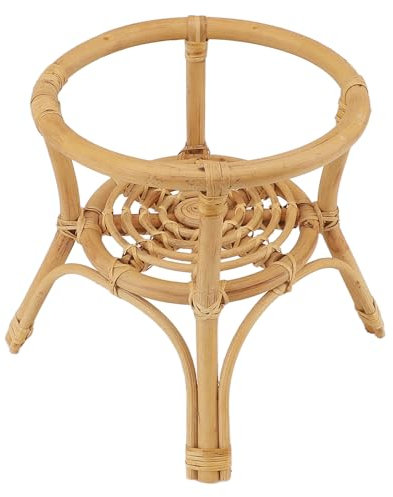 DDKYHU PflanzenständerAtyhao Idealer minimalistischer Pflanzenständer aus Rattan, Blumentopfhalter, ideal als Ausstellungsdekoration. 24 x 26 cm geben Zimmerpflanzen einen Schub