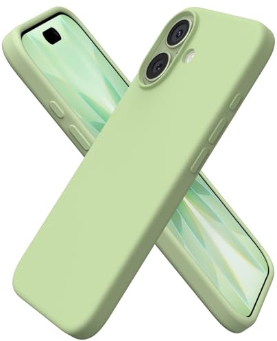 ORNARTO für iPhone 17 Hülle aus Silikon 6,3 Zoll - Salbei | Premium Flüssigsilikon, dünne Handyhülle, weich und griffig, tolle Haptik, stoß- und kratzfest, große Farbauswahl