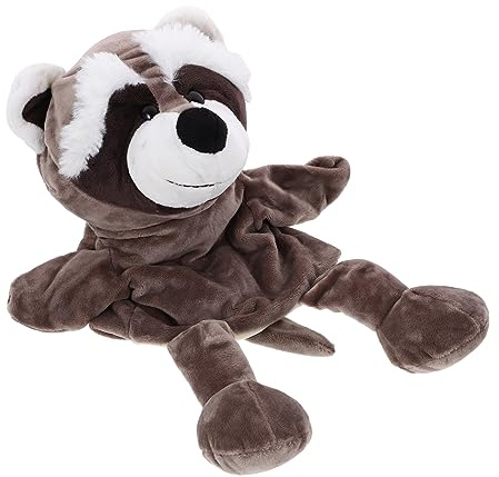 Toddmomy Interaktive Waschbär Handpuppe Plüsch Tierhandspielzeug Für Kinder Geschichtenerzählen Lernspielzeug