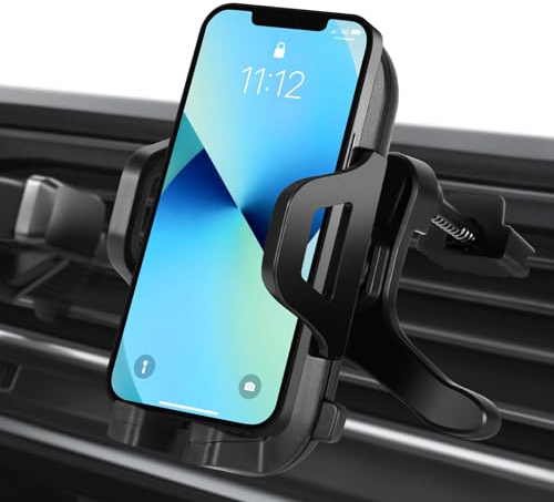 Romon Porta Cellulare Auto, Supporto Telefono Auto per Presa D'aria Dell'Auto, 360°di Rotazione Supporti accessori Car per Telefoni Cellulari Universale Compatibile con Smartphone