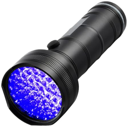 Gadpiparty Lampe de poche LED UV en alliage fluorescent pour détecter l'urine des animaux domestiques, veilleuse portable UV LED