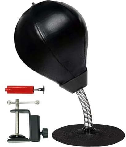 Fun Boxsack | Spaß Mit Weichem Ball & Sanftes Trainingsgerät | Faustball Für Zwischendurch | Perfekt Für Zu Hause Im Home Office Büro Und