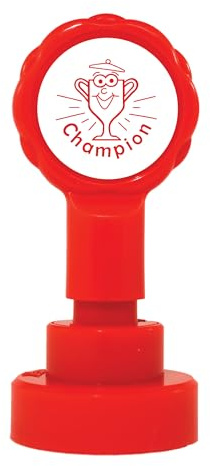 Xclamations X11872 Tampon Auto-encreur pour Enseignant Champion Couleur Alétoire