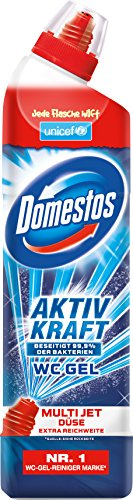 Domestos WC Gel Aktiv Kraft Reiniger Ocean Fresh, 3er Pack (3 x 750 ml)