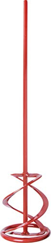 Connex Wendelrührer – Ø 120 x 590 mm – Sechskant-Schaft | Geeignet für Estrich, Mörtel und Putze – Mischgut bis 15 kg – Für 13 mm Bohrfutter – Mörtelrührer – Rührquirl – Rührkorb