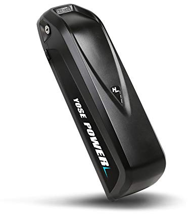 SHIMOST E-Bike Batterie Hailong1-2 Downtube Akku 36V 15,6Ah mit Ladegeräte Halterung USB, für Mifa VAUN Prophete Tianneng 250W-800W Motor (36V 15,6Ah)