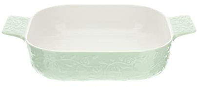 PIROFILA PORCELLANA 23X23X6CM VERDE