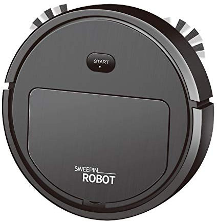 Smart Robot Vacuum Cleaner 3-In-1 Household Cleaning Machine Automatic Vacuum Cleaner,Black