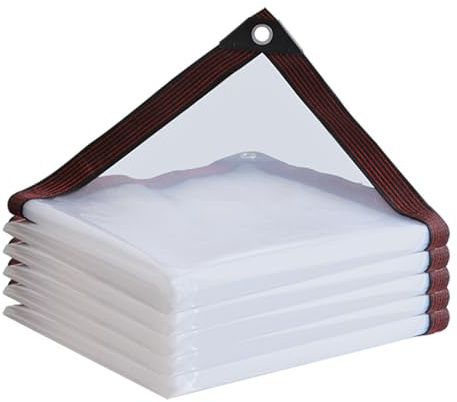ZUYEKWXS Telone trasparente con occhielli, (tarp-2x3)