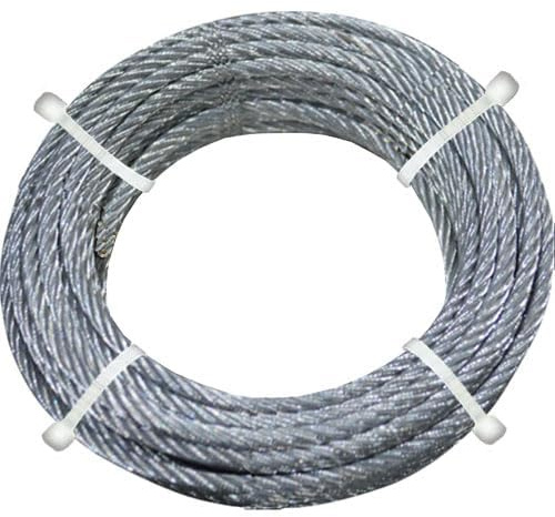 Cuerda metálica trenzada para persianas de acero galvanizado – disponible en diferentes grosores y longitudes (1,8 mm – longitud 6 m)