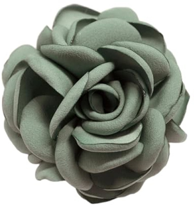 CLSSLVVBN Broches délicates et complexes pour Une Touche Artistique Unique, Broche de Corsage de Fleur, Broches de Fleur en Tissu, Broche de Fleur, Vert