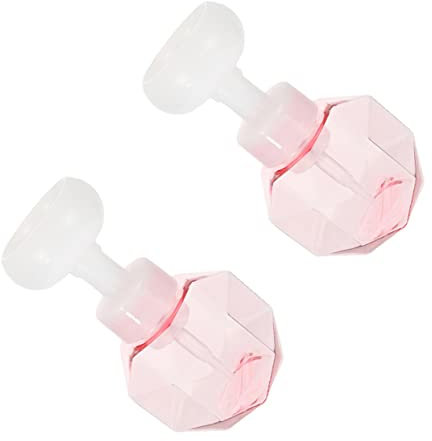 Bulleur Facial Fleur Petg PP Rose, Lot de 2 Bouteilles