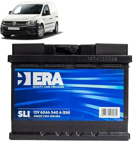 Batteria 60Ah per Volkswagen Caddy 1.6 2.0 TDI gasolio 2015+