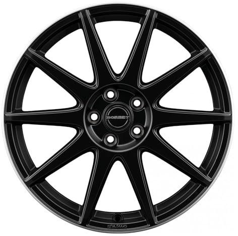 4x Borbet Felgen GTX 8.0x19 ET50 5x112 black matt rim silver kompatibel mit Mercedes A B C CLA EQA EQB GLA GLB GLK Marco V Viano Vito