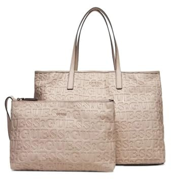 GUESS Vikky II Tote Bag L Stone