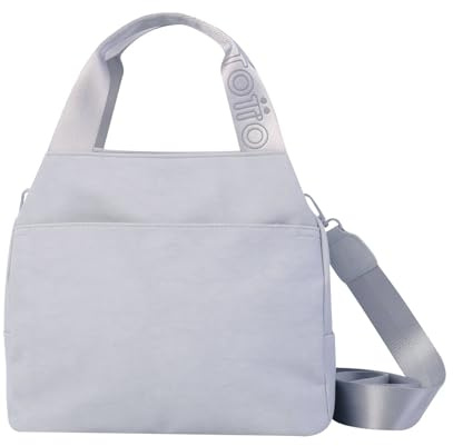 TOTTO - Bolsa Térmica Porta Alimentos 9 L, Modelo Bow 3, 26 x 21 x 17.5 cm, Bolsa Comida Trabajo, Bolsillo Delantero, Asa de Mano, Correa Ajustable y Removible, Fácil de Limpiar, Color Micro Chip