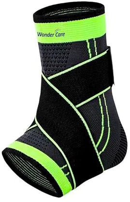 Wonder Care Knöchelbandagen, Kompressionsbandage für Männer und Frauen, Knöchelbandage mit Knöchelriemen für Sportschutz, stabilisiert Bänder, lindert Schwellungen, Schmerzlinderung (M)