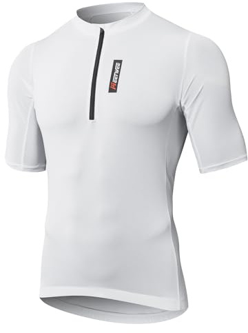 MEETWEE Radtrikot Kurze-/Langarm Radtrikots für Herren,Fahrradbekleidung Herren,T-Shirts für Radfahrer,Atmungsaktives Radtrikot,Schnell trocknendes Fahrradtrikot,Rennrad-Trikot.