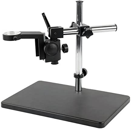 Microscope Microscope Stages & Stands 50mm Focusing Monocular Zoom Video Microscope Multi Axis Adjustable Boom Table Working Stand Holder Support For HDMI USB Camera(Boom Table 290mm)