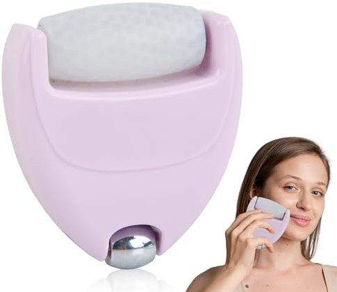 Rullo di Ghiaccio per Viso,Occhi,Regali per le Donne,Rullo Massaggiatore Viso Gonfiore,Emicrania Sollievo dal Dolore e Lesioni Minori,Emicrania Sollievo dal Dolore e Lesioni Minori,Pink