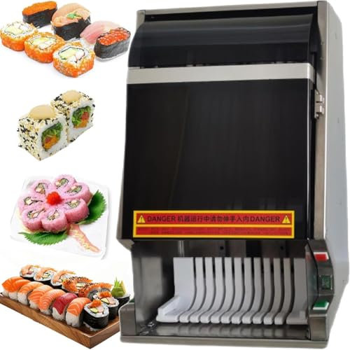 Taglierina elettrica per sushi, affettatrice automatica per tagli rapidi e uniformi, ideale per uso domestico e professionale