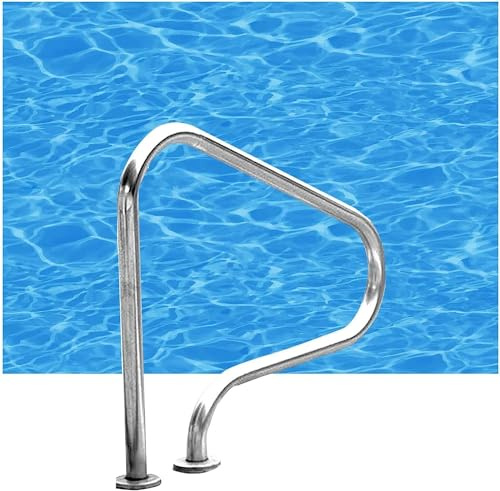 Pasamanos de piscina de acero inoxidable, barra de agarre premium para entrada y salida segura en piscinas interiores y exteriores