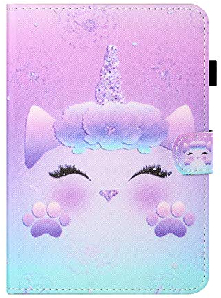 Universal-Schutzhülle aus Leder mit Standfunktion für Fire HD 10, Google Nexus 9/10, iPad 2018, Galaxy Tab E 9.6/Tab A 10.1, Sony Xperia Z / Z2 / Z3