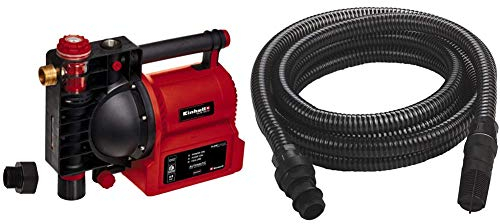 Einhell Hauswasserautomat GE-AW 1042 FS (1.050 W, 4200 L/h Fördermenge, 4.8 bar Förderdruck, Wasserfüll-/Schmutz-/Sauganzeige, Trockenlaufsicherung, Flow-Sensor, inkl. 4 m Saugschlauch)
