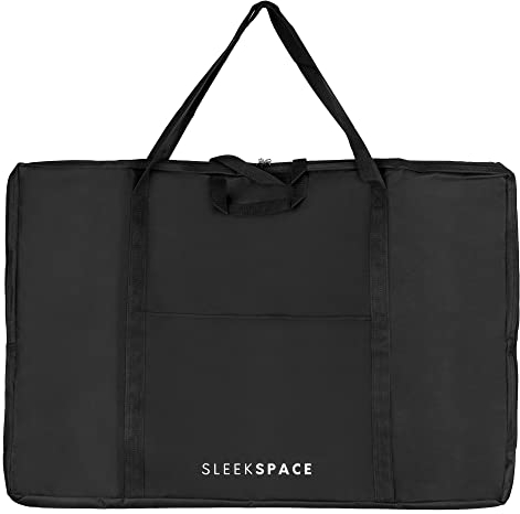 Sleek Space Art-Portfolio-Hülle. Soft Case Professionelles Portfolio mit Multi-Griffen für Artwork Lagerung, Präsentationsbuch Tragetasche (24x36 Zoll)
