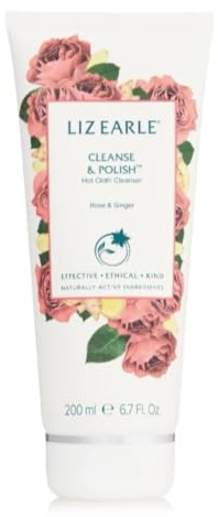 Liz Earle Cleanse & Polish Hot Cloth Cleanser 200ml with Rose & Ginger