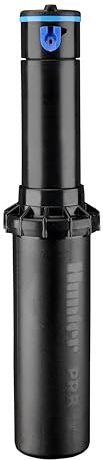 Hunter PGP Ultra Rotor Sprinkler Head, 4 Pop-Up, ¾ Inch Inlet, Pressure-Regulated Body, 3.0 Nozzle Installed, Adjustable Arc 50° to 360°, Lawn Sprinkler, 17'– 46' Spray Distance