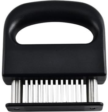 Meat Tenderizer - Homiladi Stainless Steel Meat Masher | Stainless Steel Mince Masher & Chicken Shredder | No Disassembly Needed | Dual-Use BBQ & Kitchen Tool for Steak Chicken Fish BBQ Tenderloin