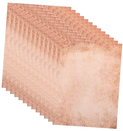 WOONEKY 50 Sheets Vintage Parchment Paper Double-Sided Printer-Friendly Stationery for Writing Scrapbooking Invitations Old-Looking Antique Letter Paper