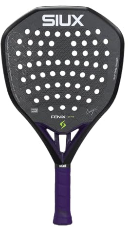 Siux - Pala de Pádel Fenix Pro 2026 Black Nivel Profesional Forma Diamante - máxima Potencia en Ataque