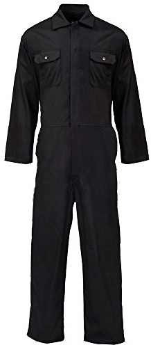 Overall für Erwachsene, Arbeitskleidung, in Großbritannien entworfen Gr. XXXXL, schwarz