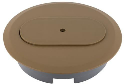 Carlon E97DSC Duplex Receptacle Flush Mount Carmel Cover