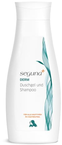 SEGUNA Derm Duschgel und Shampoo, 500ml, dermatologisch getestet, PH hautneutral
