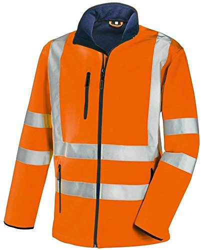 teXXor 4104-XXXL Warnschutz-Softshell-Jacke Niagara, Größe XXXL, Warnorange