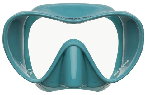 SCUBAPRO Trinidad 3 Einglas Tauchmaske Schnorchelmaske Taucherbrille (Turquoise)