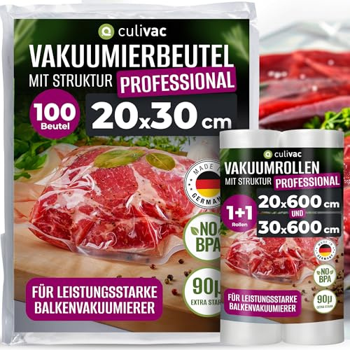 culivac Vakuumierbeutel und -rollen – SET Professional 1