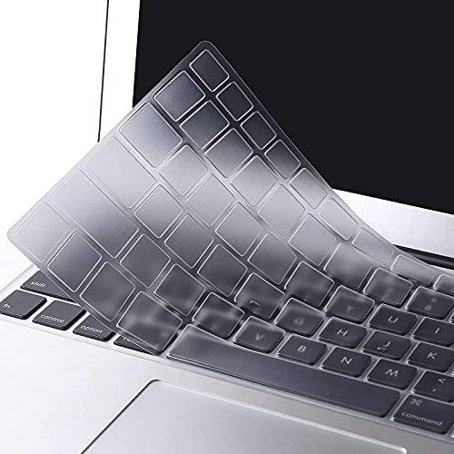 MOSISO Keyboard Cover Silicone Keyboard Skin,Europe Layout, Clear