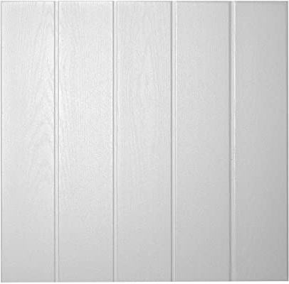 Decosa Deckenplatten ATHEN in Weiß - 16 Platten = 4 m2 - Deckenpaneele - Decken Paneele aus Styropor - 50 x 50 cm