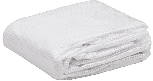 homiuse Couverture de Remplacement de Serre (36m2) 300x1200x200 cm Transparent Bache pour Serre Bache de Rechange pour Serre Tunnel de Jardin Contre Le Vent, la Pluie, Le Soleil et Les Oiseaux PE