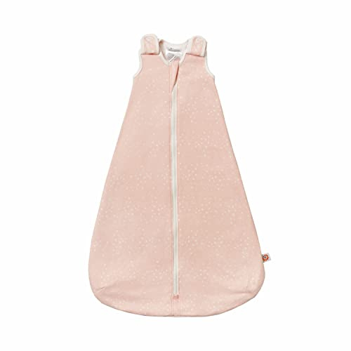 Ergobaby Baby-Schlafsack Winter für Neugeborene 56-62 aus Baumwolle, Winterschlafsack Baby 0-6 Monate TOG 2.5, Pink Sand