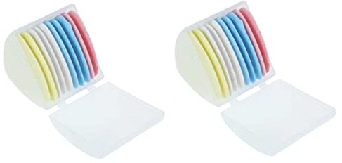 Ciieeo 2sets Kreide Set Dreieck Stoff Kreide Marker Für Nähen Schneiderei Stoff Kreide 10 Stücke * 2