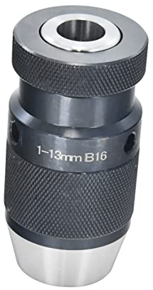 ICAMAS Schnellspannbohrfutter Drehmaschine Selbstspannendes Bohrfutter B10 B12 B16 B18 B22 for Morse MT1 MT2 MT3 MT4 Kegelschaft Pleuel (Color : Alloy, Size : B16(1-13))