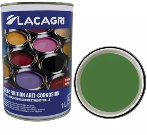 Lacagri Vernice anticorrosiva, vernice protettiva per metallo, 3 in 1, primer, protezione metallica, colore verde corona