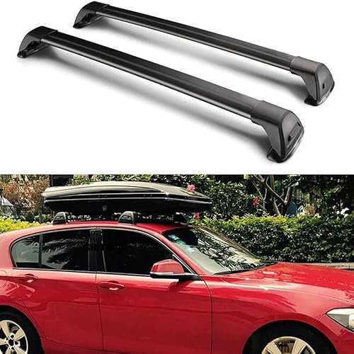 CCLXWY Barres de Toit pour BMW 5 Series F10 2010-2016 Galerie de Toit pour Voitures Porte-vélos Coffres de Toit Porte-Bagages Rails de Toit Intégrés Pré-assemblé avec Serrure